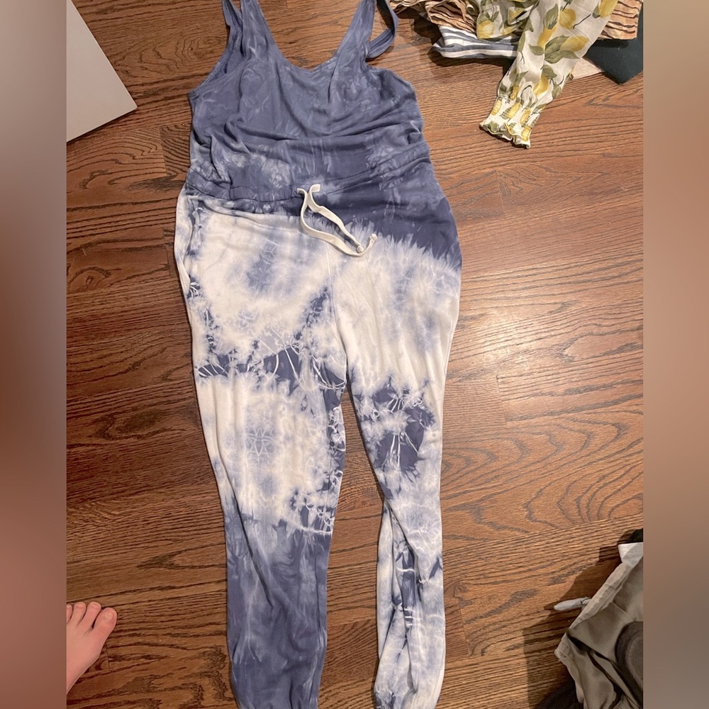 Size small electric and rose romper